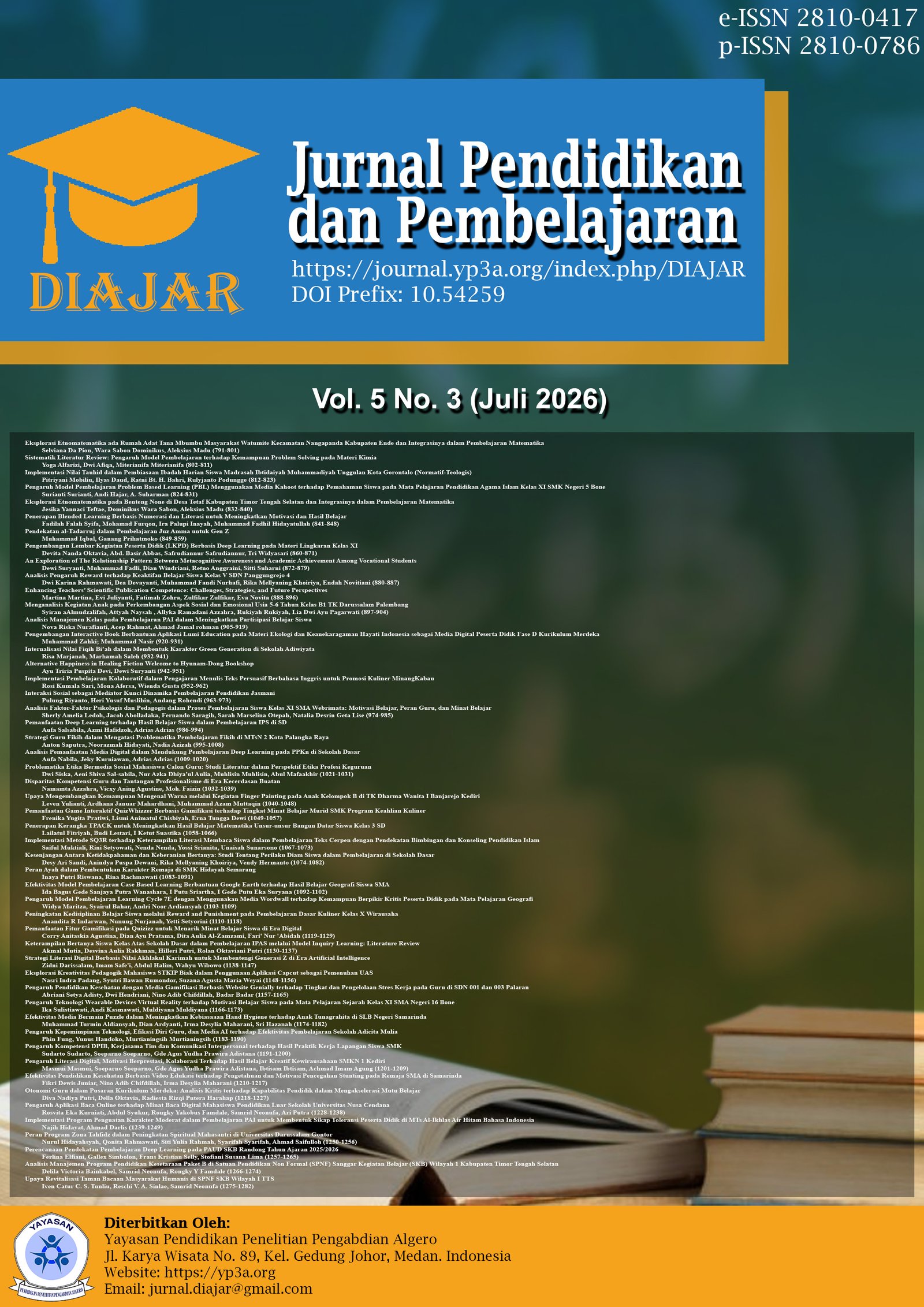 					View Vol. 5 No. 3 (2026): Juli 2026
				